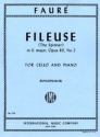 Gabriel Faur, Fileuse Op. 80 N. 2 (Rose) 2 Violoncelli and Piano