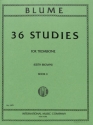 O. Blume, 36 Studi Vol. 2 (Brown) Trombone or Tuba