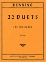 Henning, 22 Duets 2 Horns