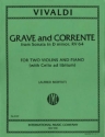 Antonio Vivaldi, Sonata Re M. F Xiii N. 24 (Vc Ad Lib.) (Moffat) 2 Violins and Piano