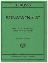 Sonata no.4 for oboe, horn and harpsichord score and parts