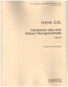 Variationen ber eine Wiener Heurigenmelodie op.9 fr Violine, Violoncello und Klavier Stimmen