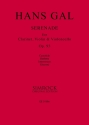 Serenade op.93 fr Klarinette, Violine und Violoncello Studienpartitur