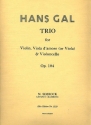 Trio A-Dur op.104 fr Violine, Viola d'amore (Viola ) und Violoncello Stimmen