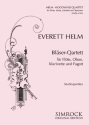 Quartett fr Flte, Oboe, Klarinette und Fagott Studienpartitur