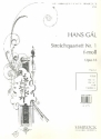 Quartett f-Moll Nr.1 op.16 fr Streichquartett Stimmen