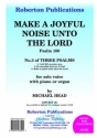 Make A joyful Noise unto the Lord for low voice and piano score