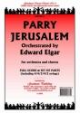 Jerusalem  for chorus and orchestra score and parts (strings 4-4-3-4-2)