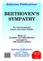 Beethoven's Sympathy for unaccompanied mixed choir score