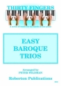 Easy Baroque Trios for piano 6 hands score