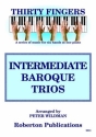 Intermediate Baroque Trios for piano 6 hands score