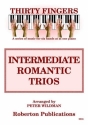 Intermediate romantice Trios for piano 6 hands score
