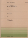 Mazurka op. posth. Klavier