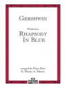 Melody from Rhapsody in blue for piano 4 hands score