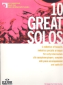 10 great Solos (+CD) for alto saxophone and piano