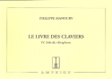 Le livre de claviers pour percussion vibraphone