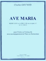 GOUNOD Charles Ave Maria violon ou violoncelle et piano ou harmonium Partition