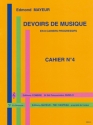 MAYEUR Edmond Devoirs de musique cahier 4 formation musicale Partition