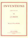BACH Johann Sebastian Inventions  2 et 3 voix piano Partition