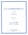 LISZT Franz La Campanella piano Partition