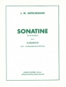 DEPELSENAIRE Jean-Marie Sonatine fa min. clarinette sib ou saxophone mib et piano Partition