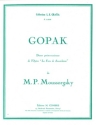 MOUSSORGSKY Modeste Gopak extr. de La Foire de Sorotchintsky piano Partition
