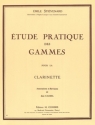 STIEVENARD E. Etude pratique des gammes clarinette Partition