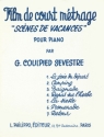 COULPIED-SEVESTRE Germaine Film de court-mtrage (7 pices) piano Partition