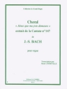 BACH Johann Sebastian Choral Jsus que ma joie demeure extr. Cantate n147 orgue Partition