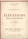 Elvations pour la messe XI pour orgue