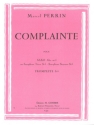 Complainte pour saxophone ou trompette en sib ou mib et piano