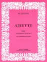 CECCONI Monique Ariette saxophone et piano Partition