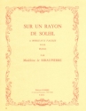 RIBAUPIERRE Madeleine de Sur un rayon de soleil (10 morceaux faciles) piano Partition