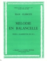 CLERGUE Jean Mlodie - En balancelle 2 clarinettes sib Partition