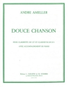 AMELLER Andr Douce chanson clarinette et piano Partition