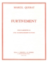 QUERAT Marcel Furtivement clarinette et piano Partition