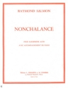 SALMON Raymond Nonchalance saxophone et piano Partition
