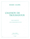Chanson de Troubadour pour clarinette et piano