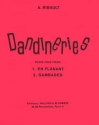 RIBAULT Andr Dandineries (2) En flnant - Gambades piano Partition