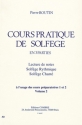 BOUTIN Pierre Cours pratique de solfge Vol.2 formation musicale Partition