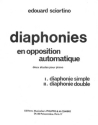 SCIORTINO Edouard Diaphonies (2 tudes) Op.11 piano Partition