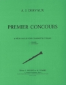 DERVAUX Andr-Jean Premier concours (Coralie - Gentiment) clarinette et piano Partition