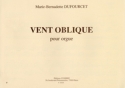 DUFOURCET Marie-Bernadette Vent oblique orgue Partition
