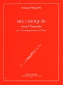 PHILLIPS Richard Croquis (6) clarinette et piano Partition