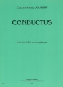 JOUBERT Claude-Henry Conductus ensemble de saxophones Partition