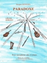 DEVOGEL Jacques Paradoxe saxophone et piano Partition