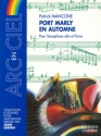 MANCONE Patrick Port Marly en automne saxophone et piano Partition