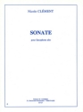 CLEMENT Nicole Sonate saxophone alto Partition