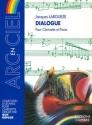 LARGUEZE Jacques Dialogue clarinette et piano Partition