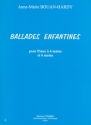 BOUAN-HARDY Anne-Marie Ballades enfantines (9 pices) piano  4 et 6 mains Partition